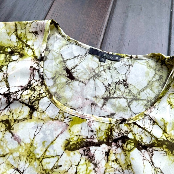 matty m - Silk Top Medium NWOT - Picture 2 of 3